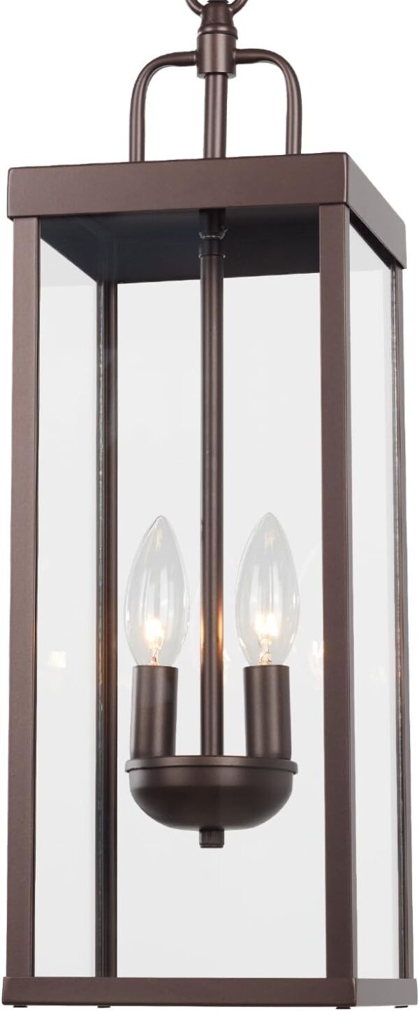 Large Outdoor Pendant Lantern Light Fixture for Front Porch