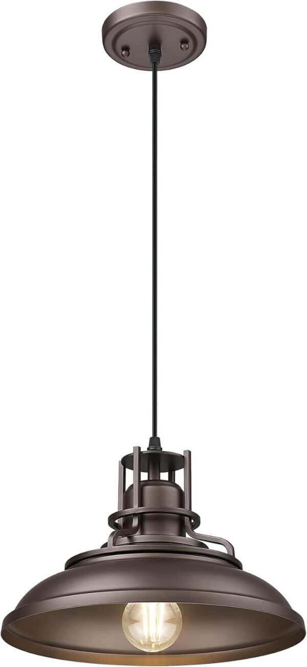 Farmhouse Pendant Light Adjustable Height