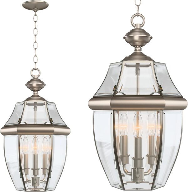 Large Outdoor Pendant Light Fixture 3-Light
