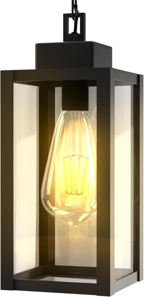 Outdoor Pendant Light Fixture Waterproof Outdoor Hanging Porch Light Anti-Rust Exterior Hanging