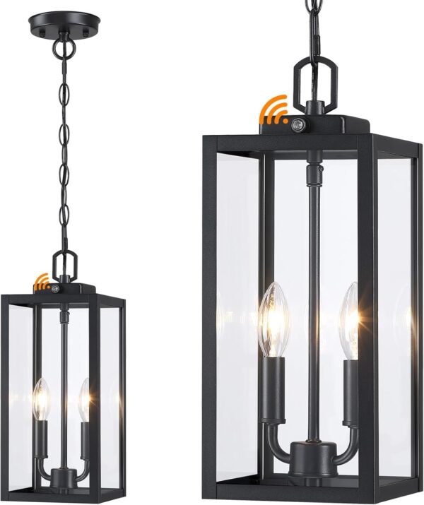 Large Outdoor Pendant Light 2-Light