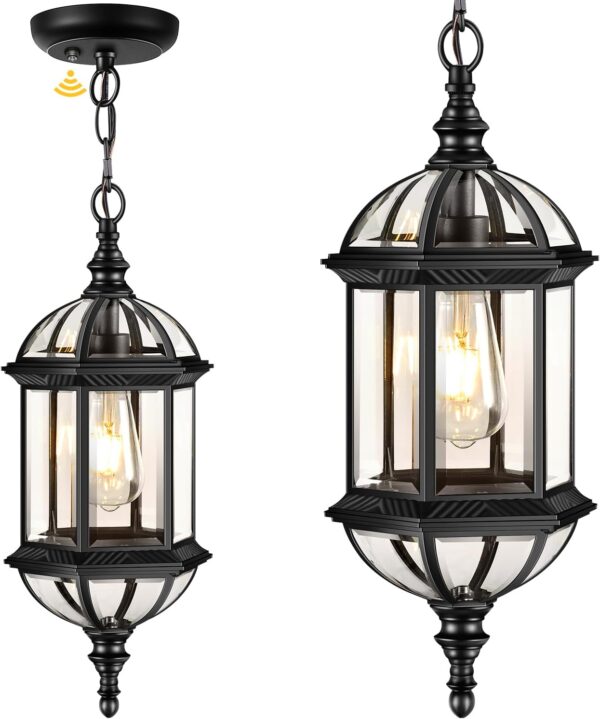 13.8" Large Outdoor Pendant Light Fixture