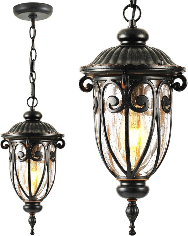 Outdoor Pendant Light Lantern Farmhouse Outdoor Chandelier