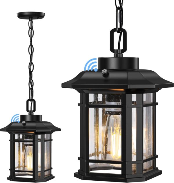 Dusk to Dawn Outdoor Pendant Lights for Porch